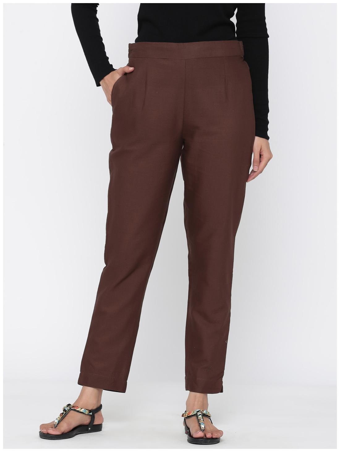 

Juniper Cotton Ethnic Pants - Brown
