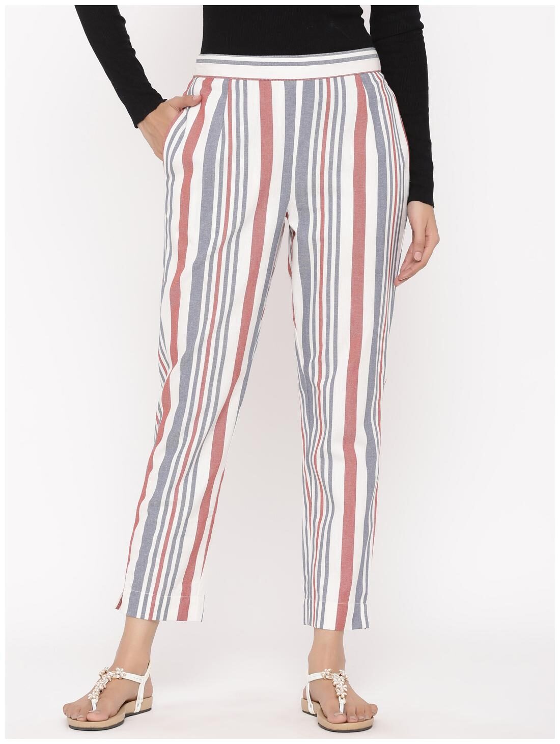 

Juniper Cotton Ethnic Pants - Multi