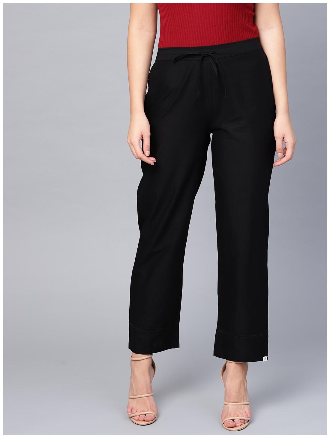 

Juniper Women Black Straight fit Cullotes