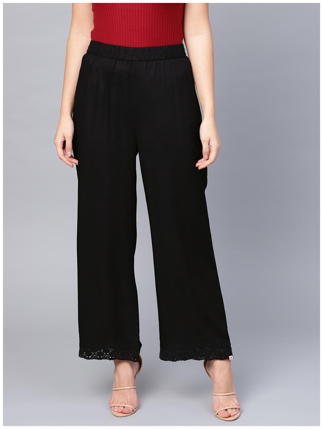

Juniper Women Black Straight fit Cullotes