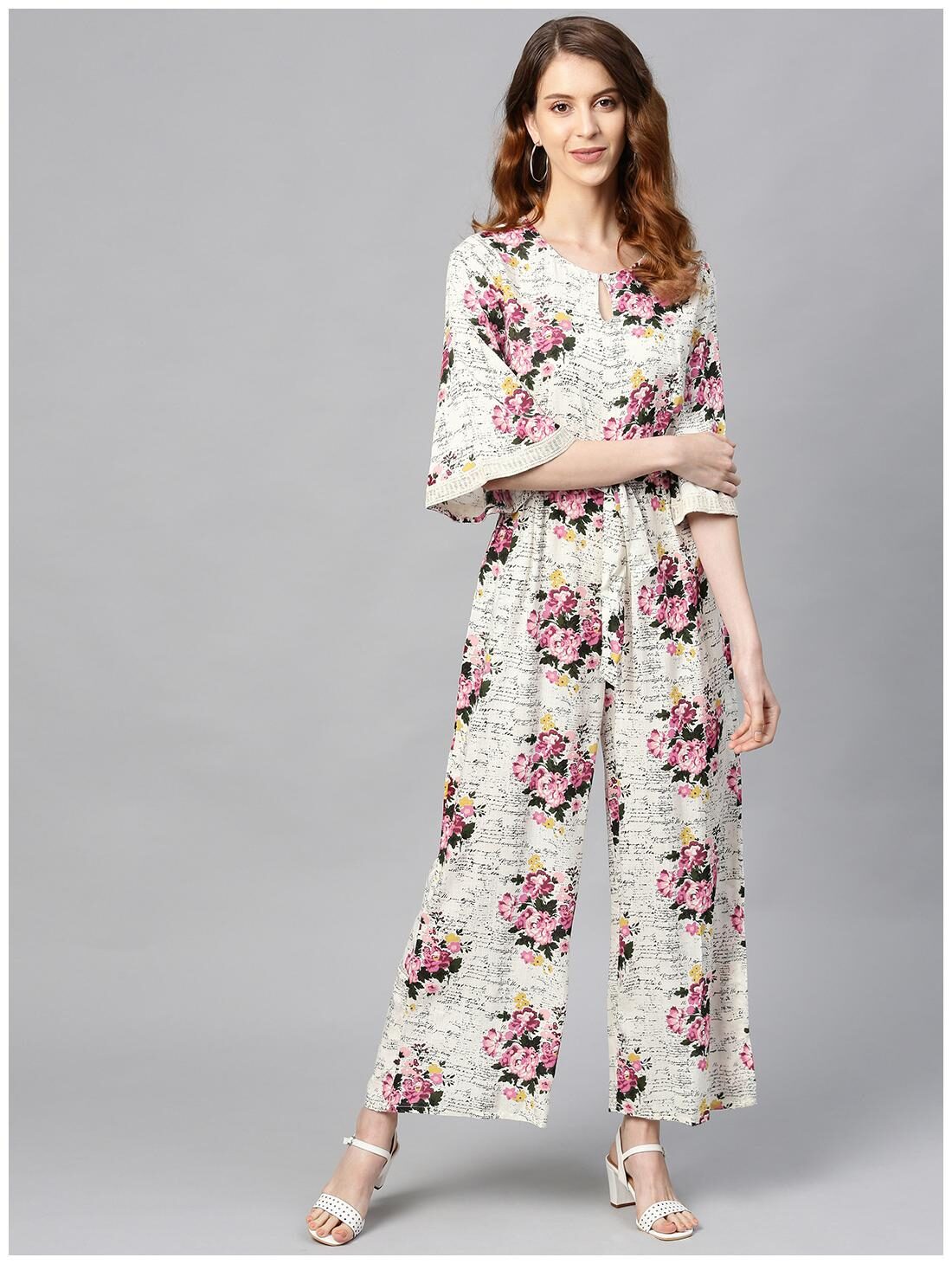 

Juniper Floral Jumpsuit - White