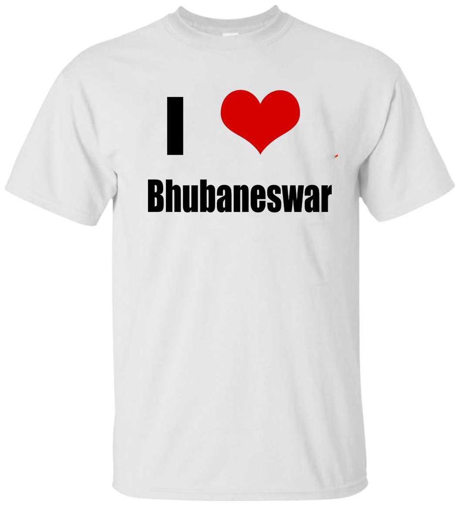 

Juvixbuy Men s Polyester I love Bhubaneswar Printed Round Neck T-shirt