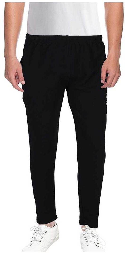 

JXN Men Black Solid Regular fit Track pants