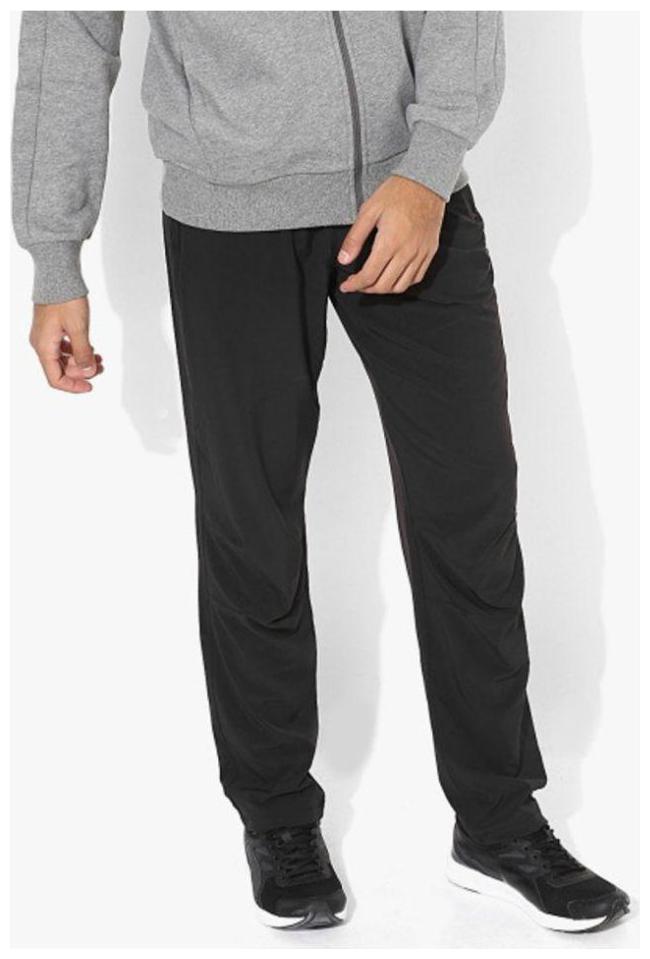 

JXN Men Black Solid Regular fit Track pants