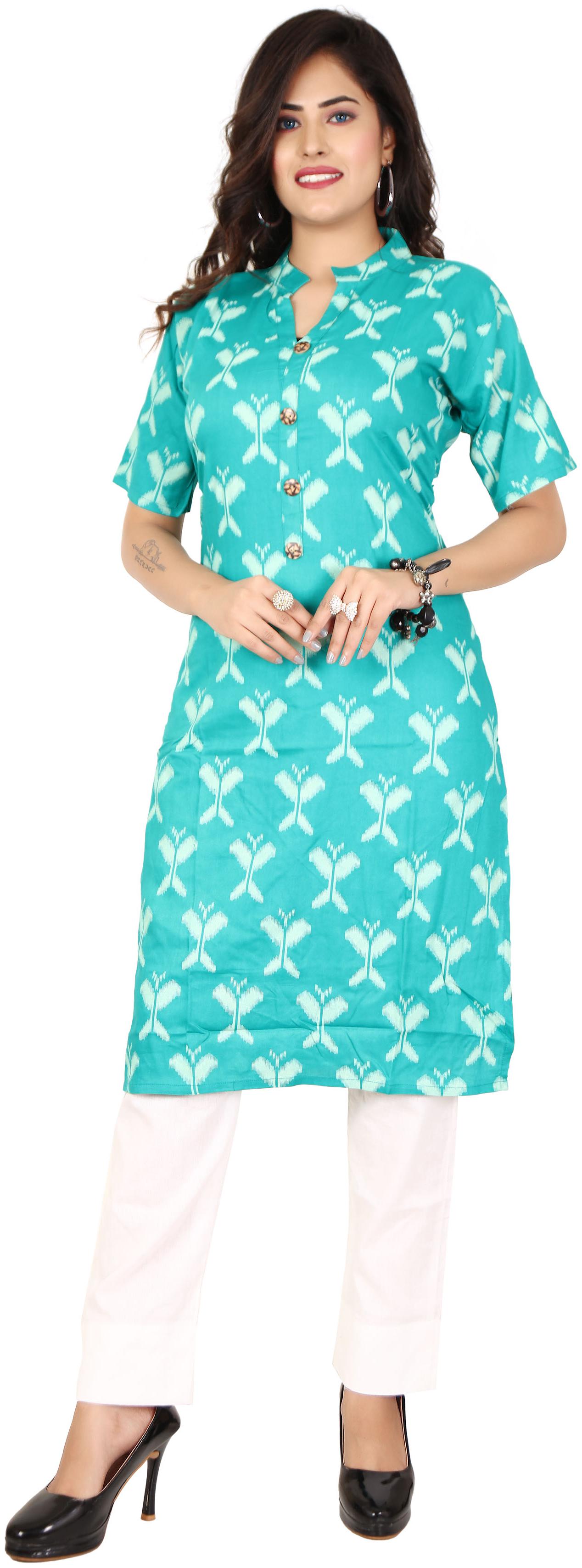 

KACHNAR Blue Kurta For Women