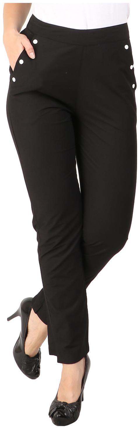 

KALAKAARI Black Solid Straight Palazzo