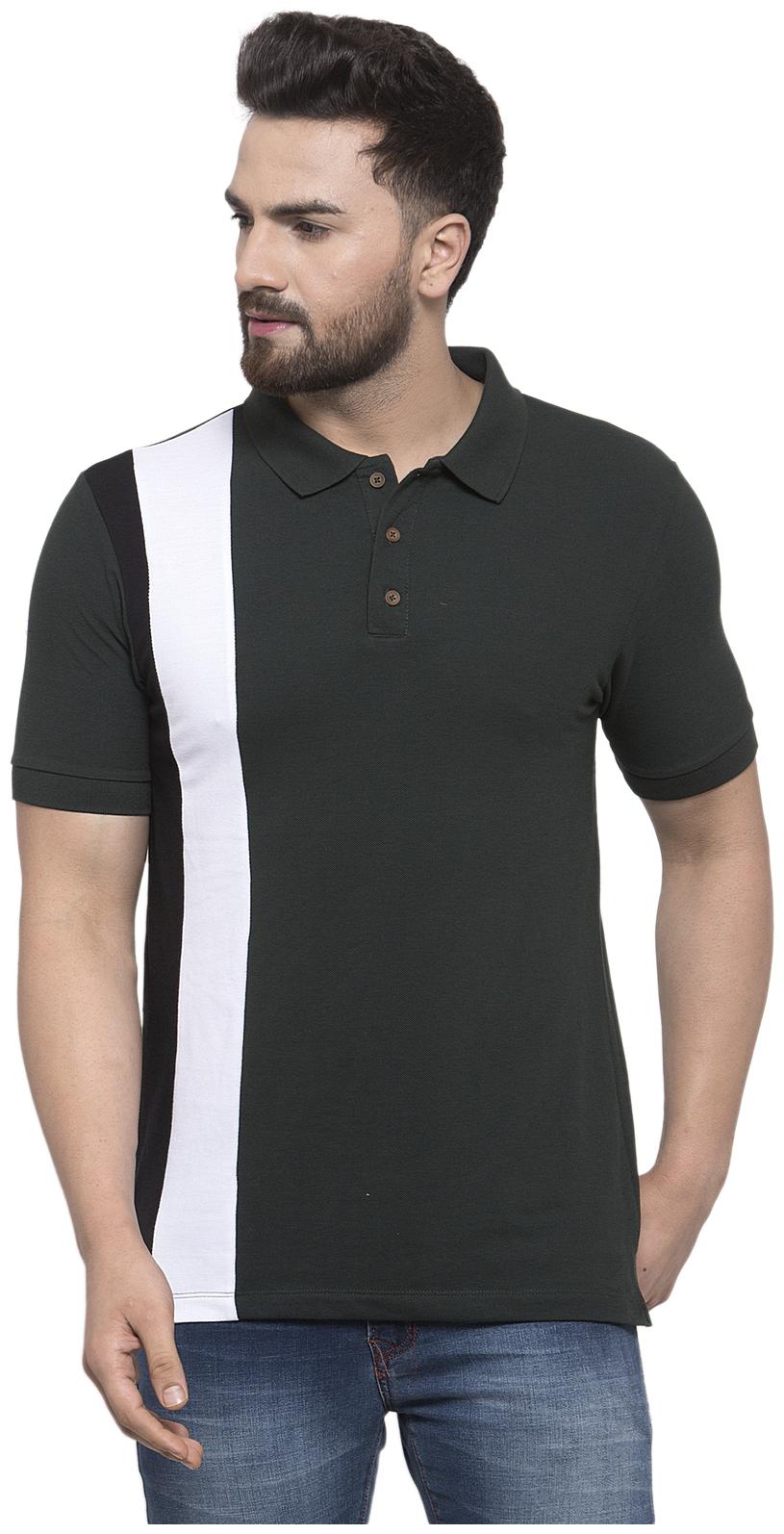 

Kalt Men Multi Regular fit Cotton Blend Polo collar T-Shirt - Pack Of 1