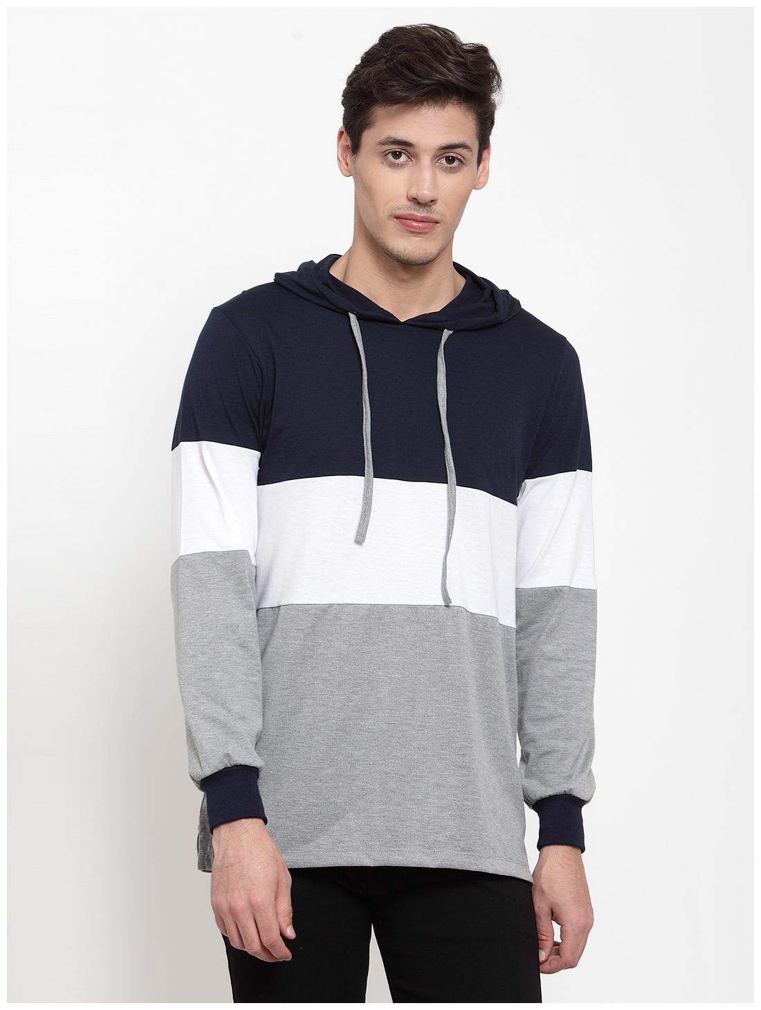 

Kalt Men Multi Regular fit Cotton Blend Hood T-Shirt - Pack Of 1