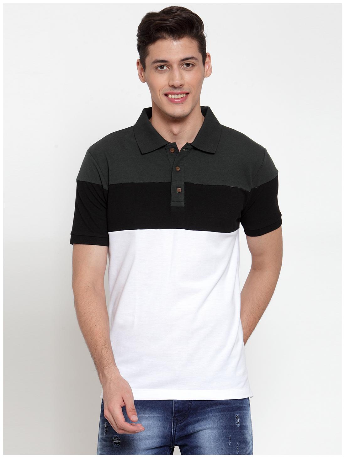 

Kalt Men Multi Regular fit Cotton Blend Polo collar T-Shirt - Pack Of 1