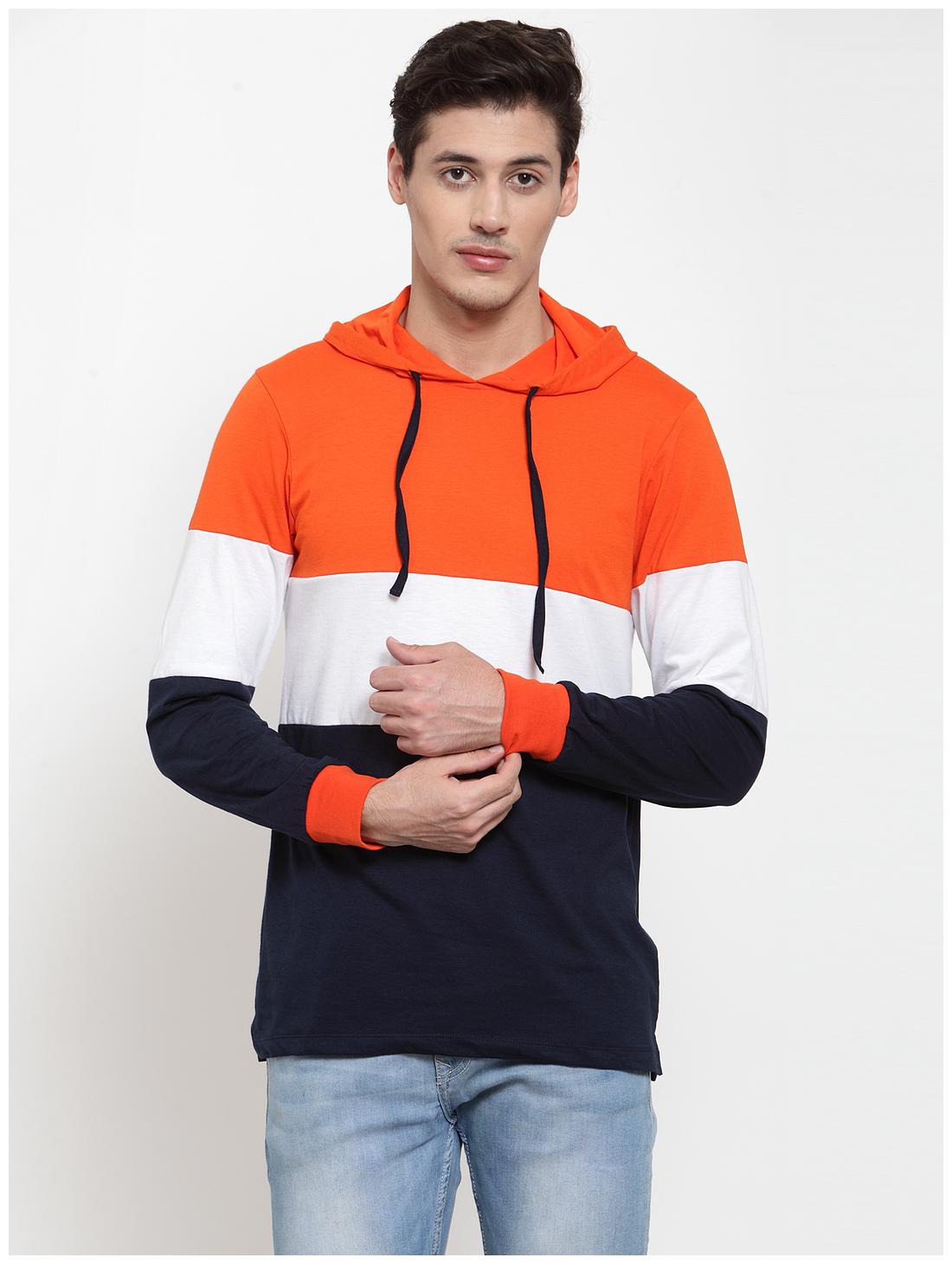 

Kalt Men Multi Regular fit Cotton Blend Hood T-Shirt - Pack Of 1