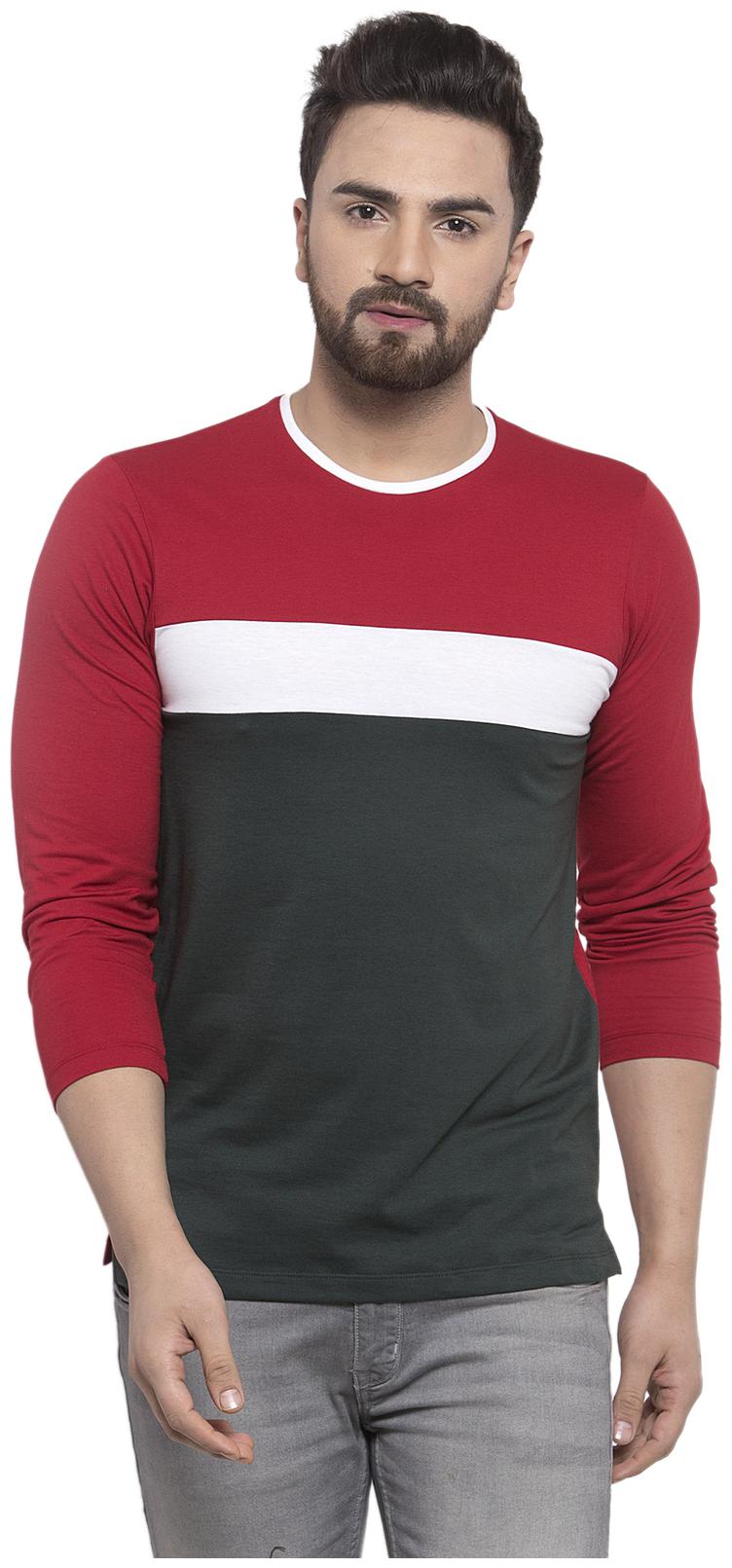 

Kalt Men Multi Regular fit Cotton Blend Round neck T-Shirt - Pack Of 1