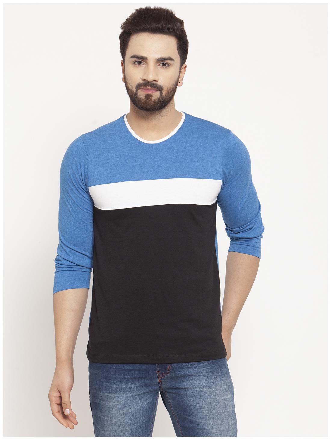 

Kalt Men Multi Regular fit Cotton Blend Round neck T-Shirt - Pack Of 1