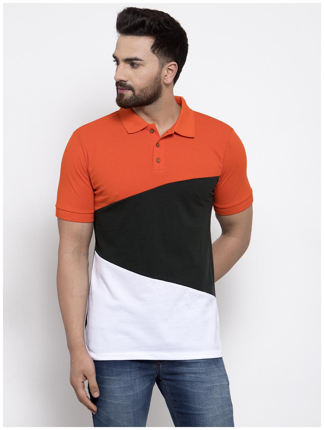 

Kalt Men Multi Regular fit Cotton Blend Polo collar T-Shirt - Pack Of 1