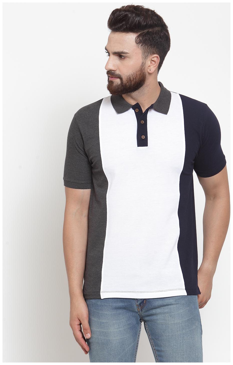 

Kalt Men Multi Regular fit Cotton Polo collar T-Shirt - Pack Of 1