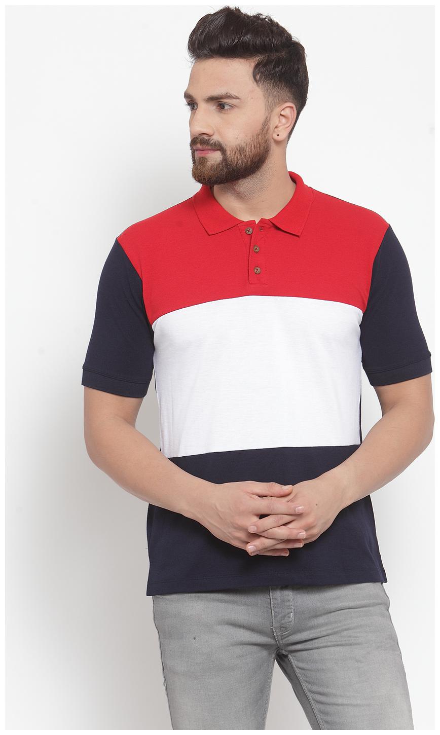 

Kalt Men Multi Regular fit Cotton Blend Polo collar T-Shirt - Pack Of 1