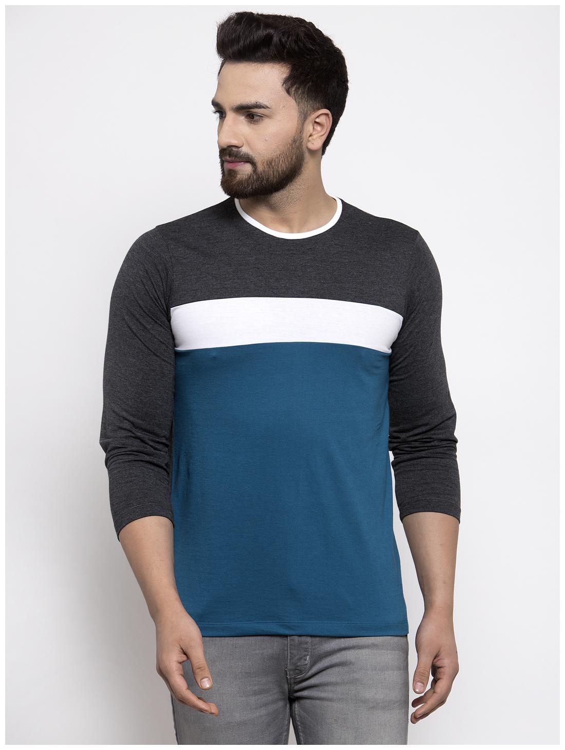 

Kalt Men Multi Regular fit Cotton Blend Round neck T-Shirt - Pack Of 1