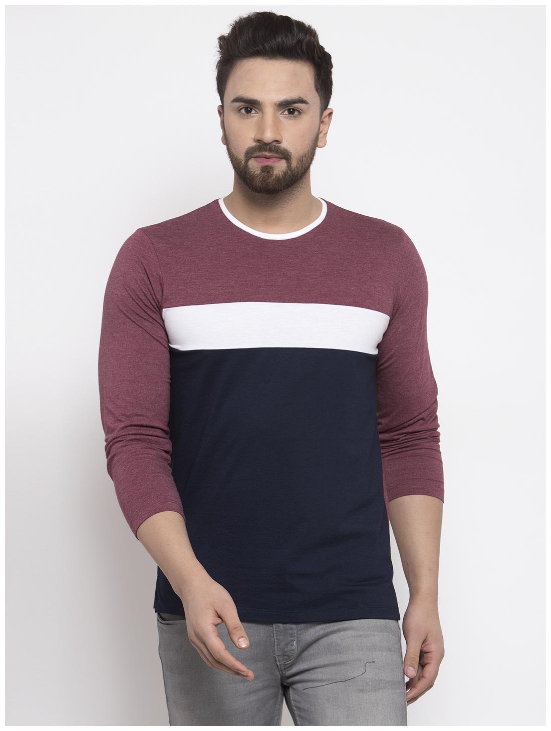 

Kalt Men Multi Regular fit Cotton Blend Round neck T-Shirt - Pack Of 1