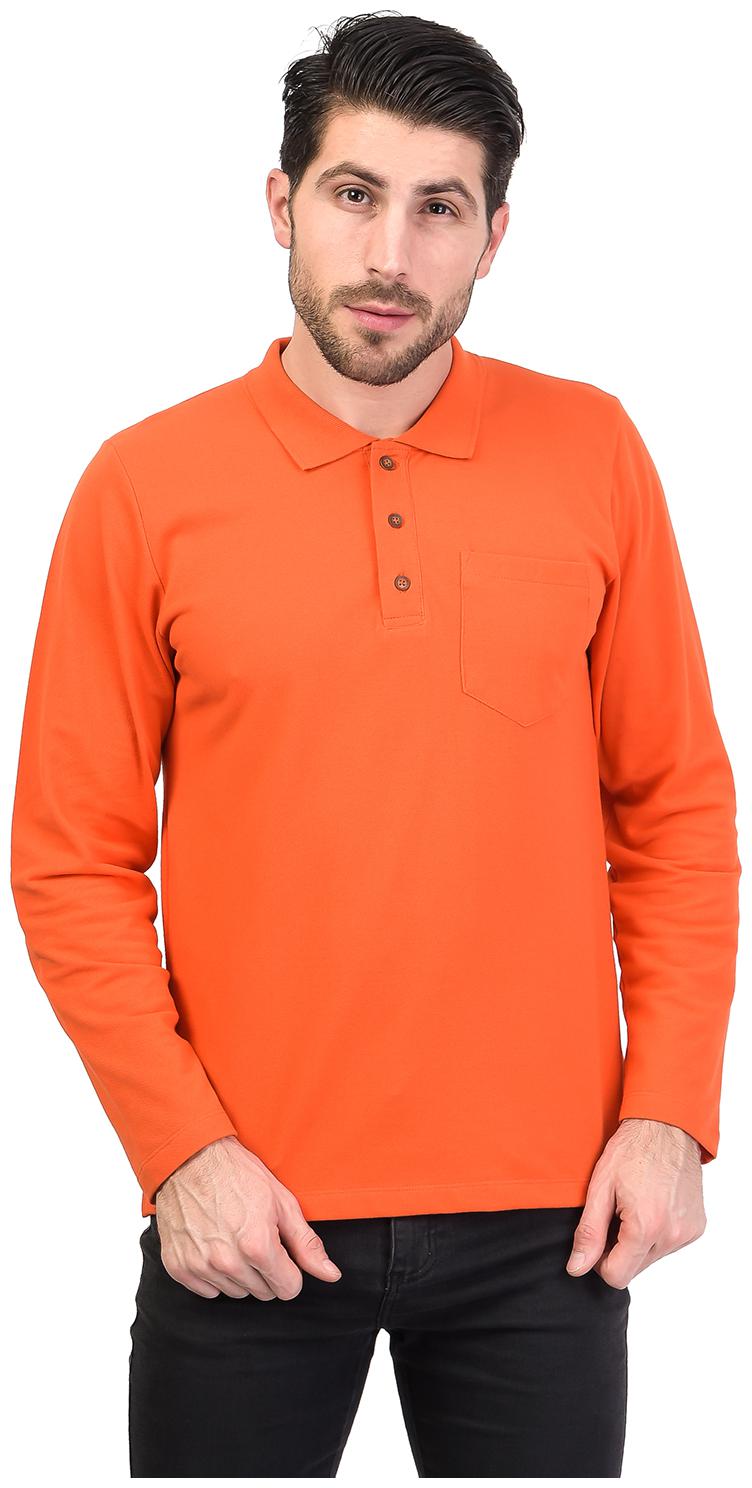 

Kalt Men Orange Regular fit Cotton Blend Polo collar T-Shirt - Pack Of 1
