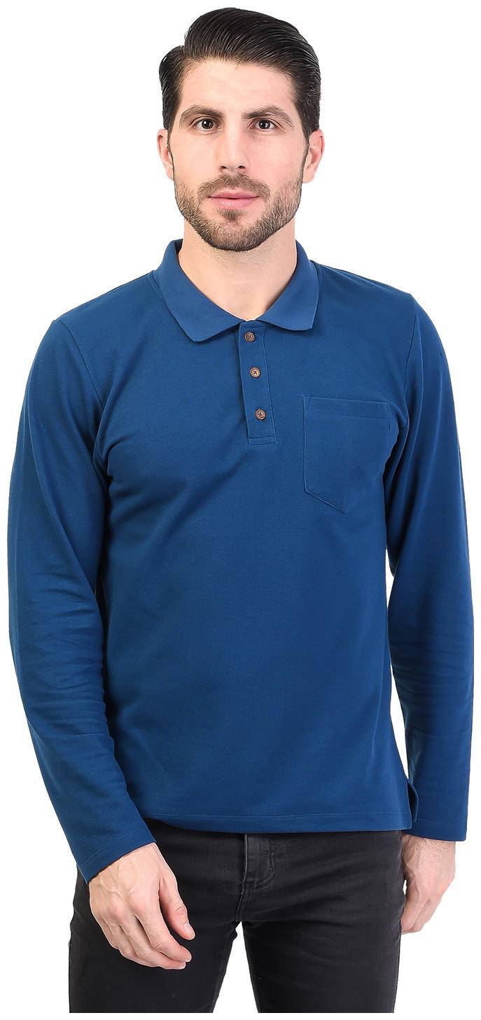 

Kalt Men Blue Regular fit Cotton Blend Polo collar T-Shirt - Pack Of 1