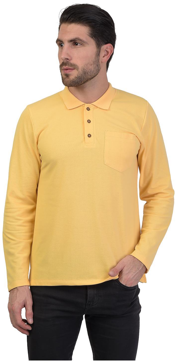 

Kalt Men Yellow Regular fit Cotton Blend Polo collar T-Shirt - Pack Of 1