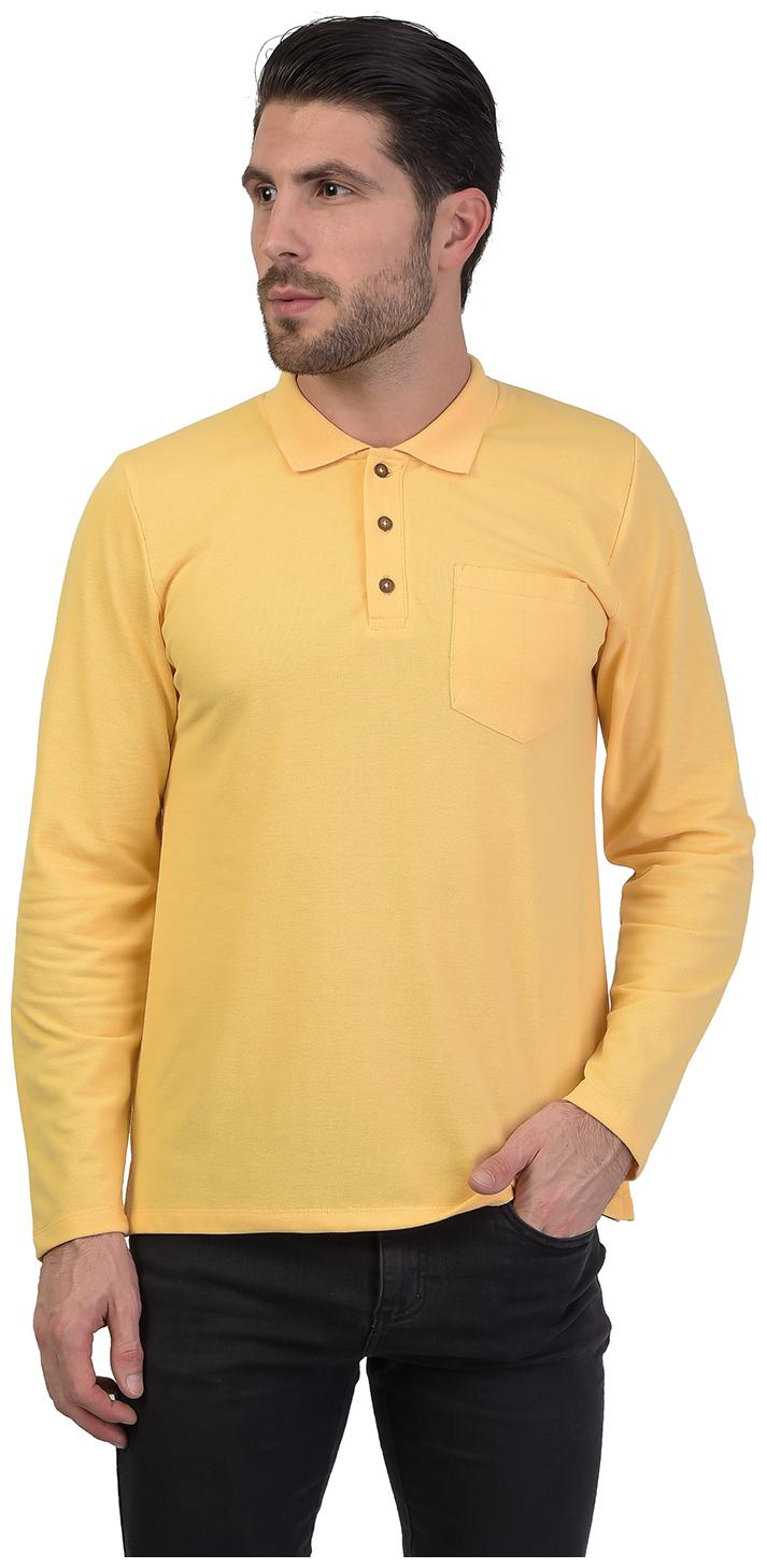 

Kalt Men Yellow Regular fit Cotton Blend Polo collar T-Shirt - Pack Of 1