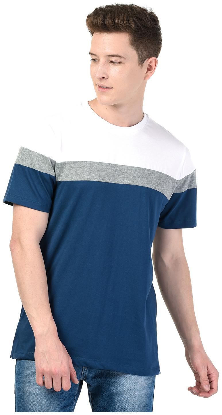 

Kalt Men Blue Regular fit Cotton Blend Round neck T-Shirt - Pack Of 1