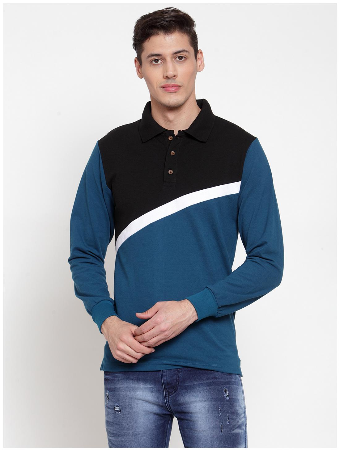 

Kalt Men Multi Regular fit Cotton Blend Polo collar T-Shirt - Pack Of 1
