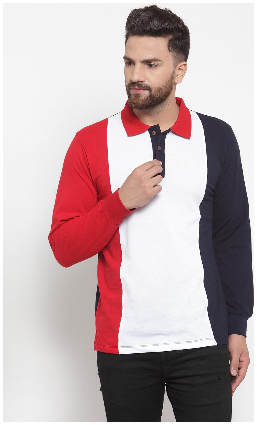 

Kalt Men Multi Regular fit Cotton Blend Polo collar T-Shirt - Pack Of 1