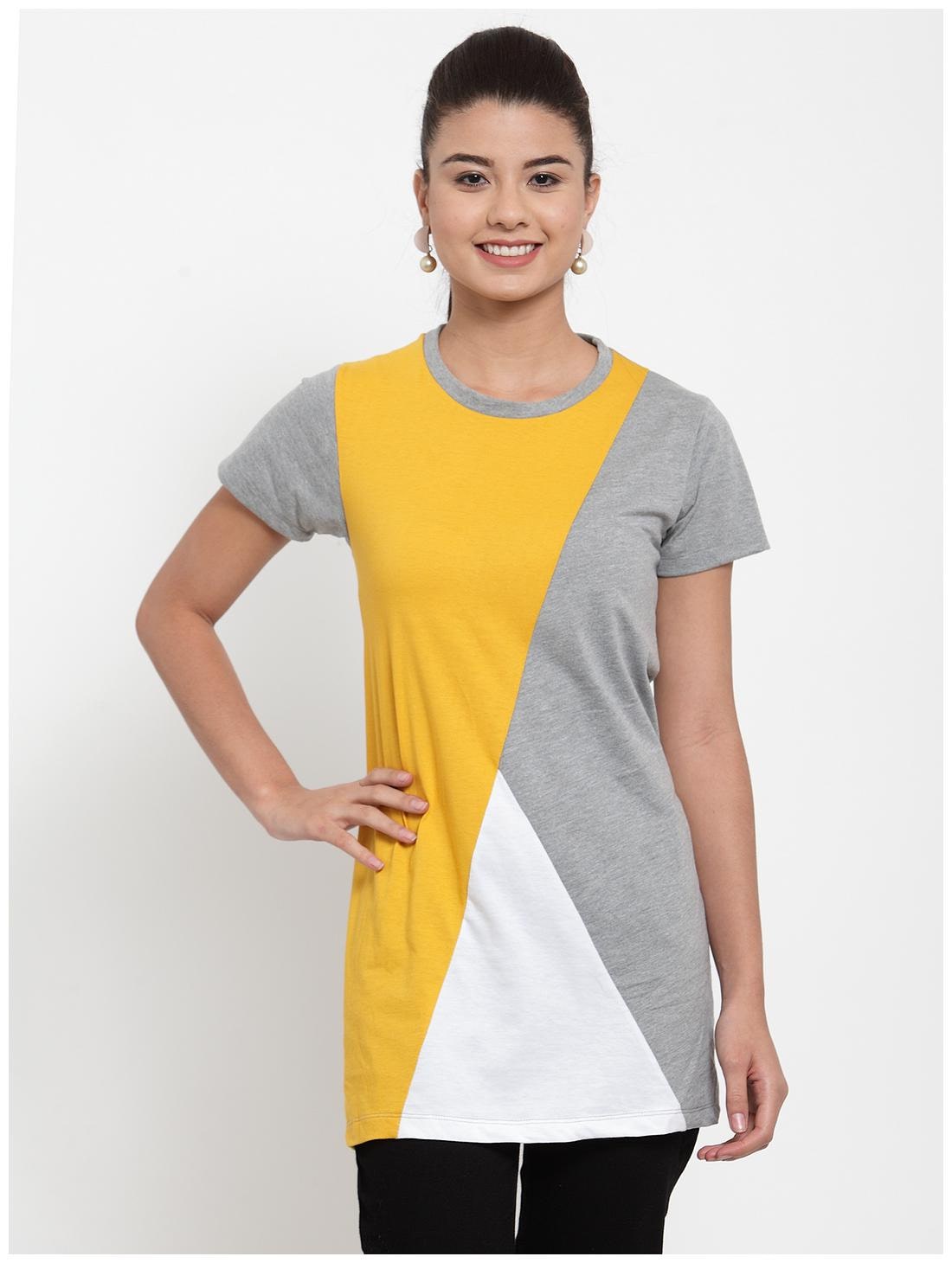 

Kalt Women Blended Colourblocked A Line Multi