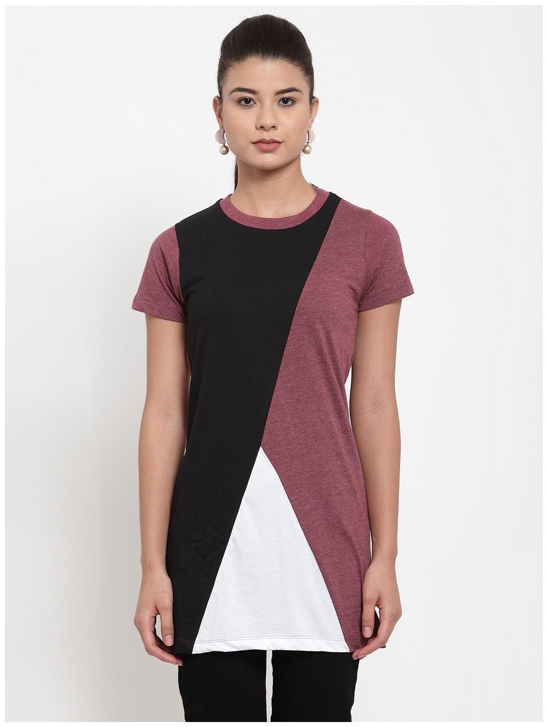 

Kalt Women Blended Colourblocked A Line Multi