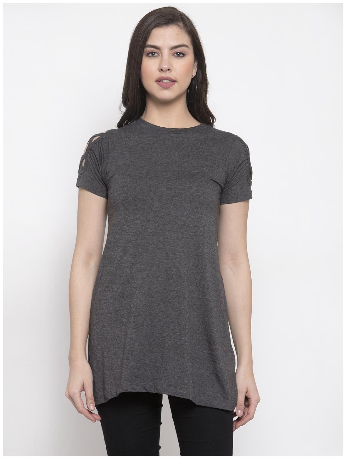 

Kalt Women Solid Shirt style - Grey