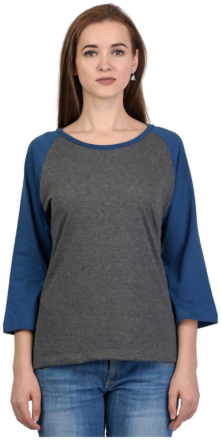 

Kalt Women Solid Regular top - Grey Blue