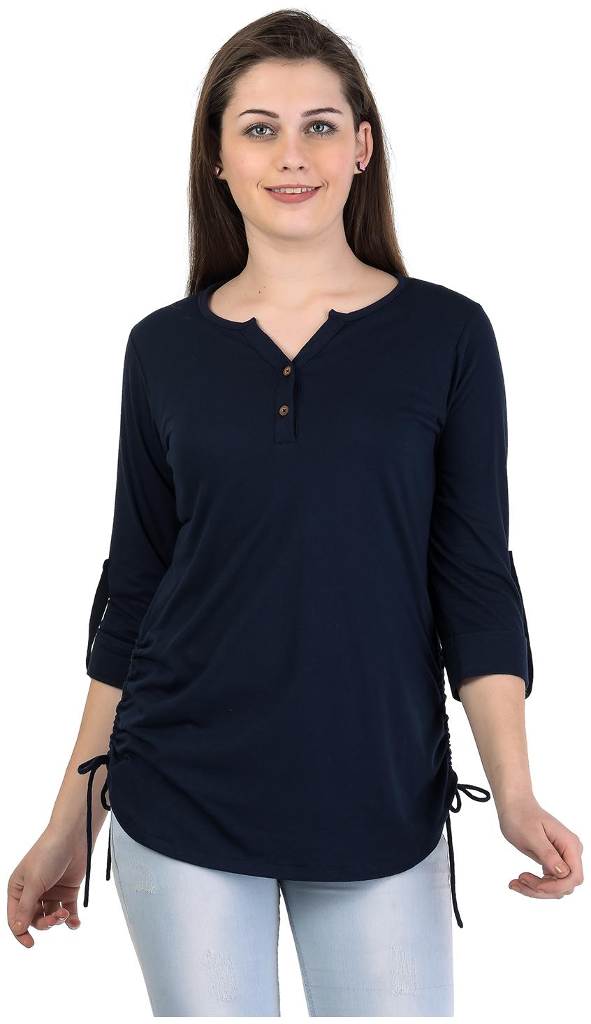 

Kalt Women Solid Regular tunic - Blue