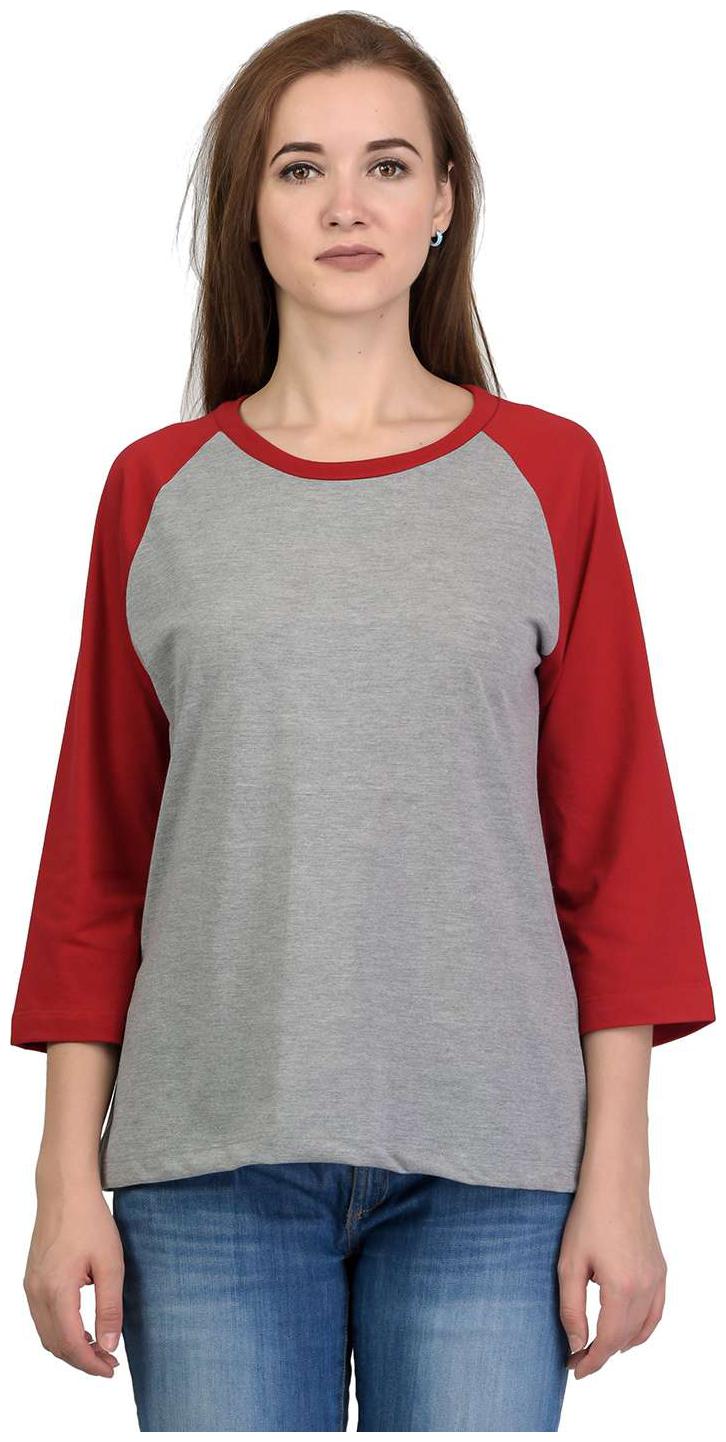 

Kalt Women Solid A-line top - Grey Red
