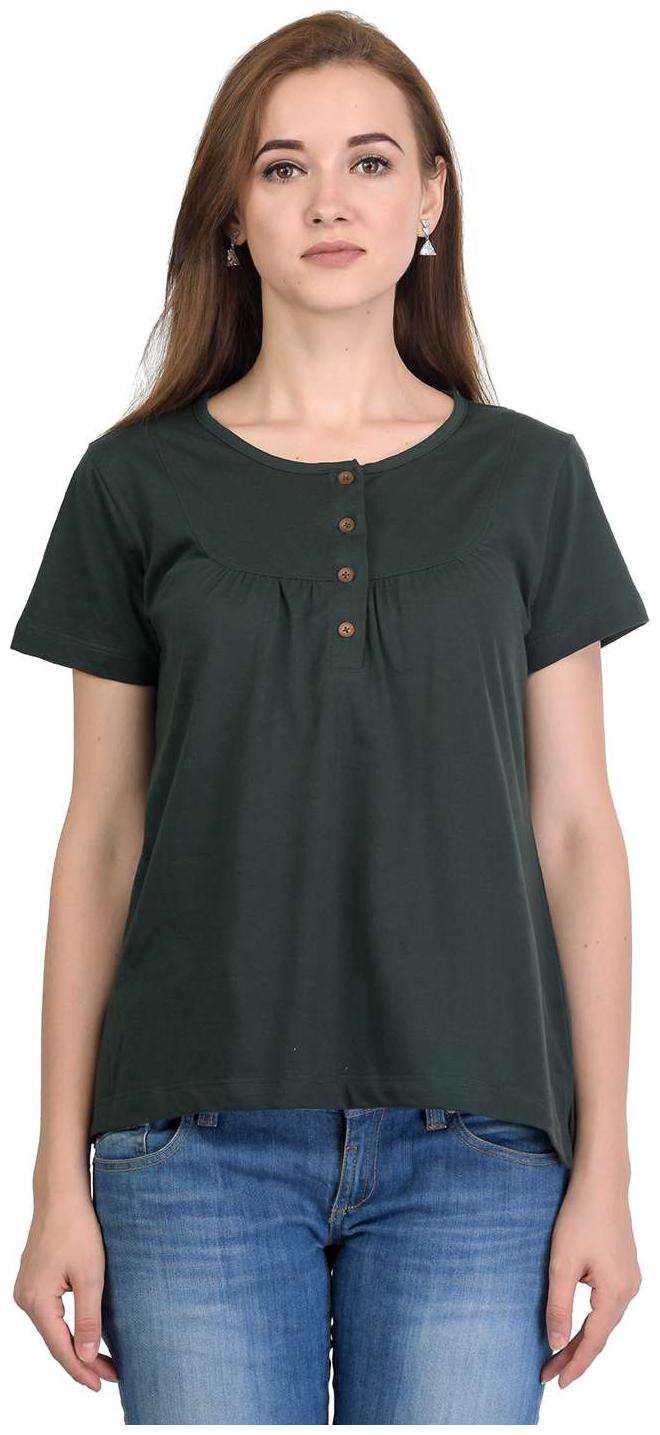 

Kalt Women Solid Regular top - Green