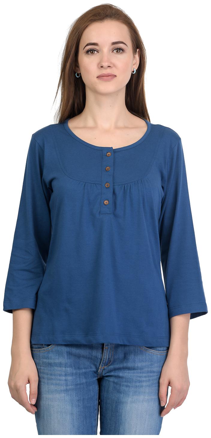 

Kalt Women Printed Regular top - Blue