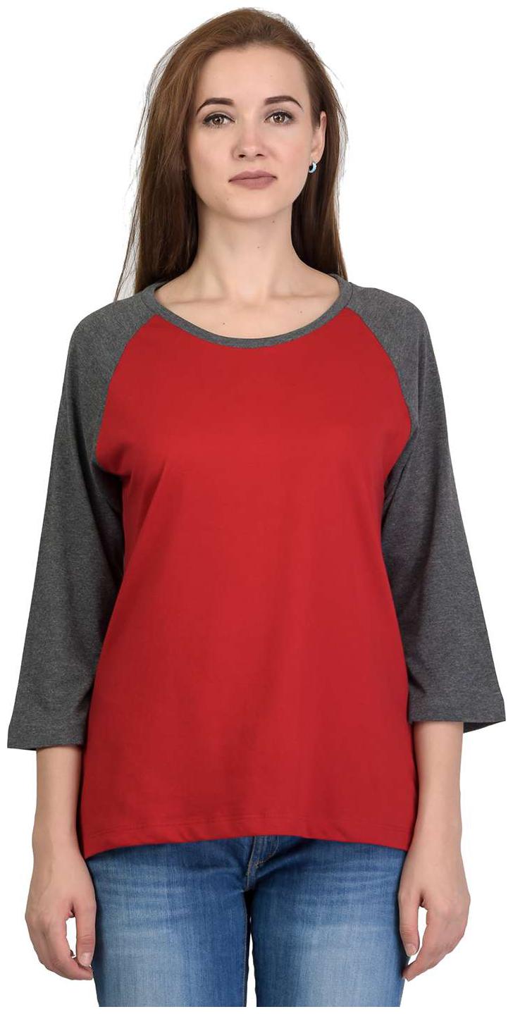 

Kalt Women Printed A-line top - Red Grey
