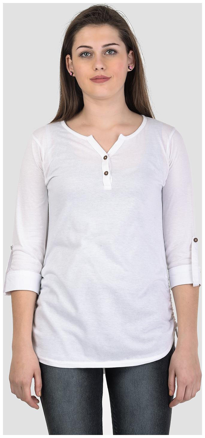 

Kalt Women Solid Regular tunic - White
