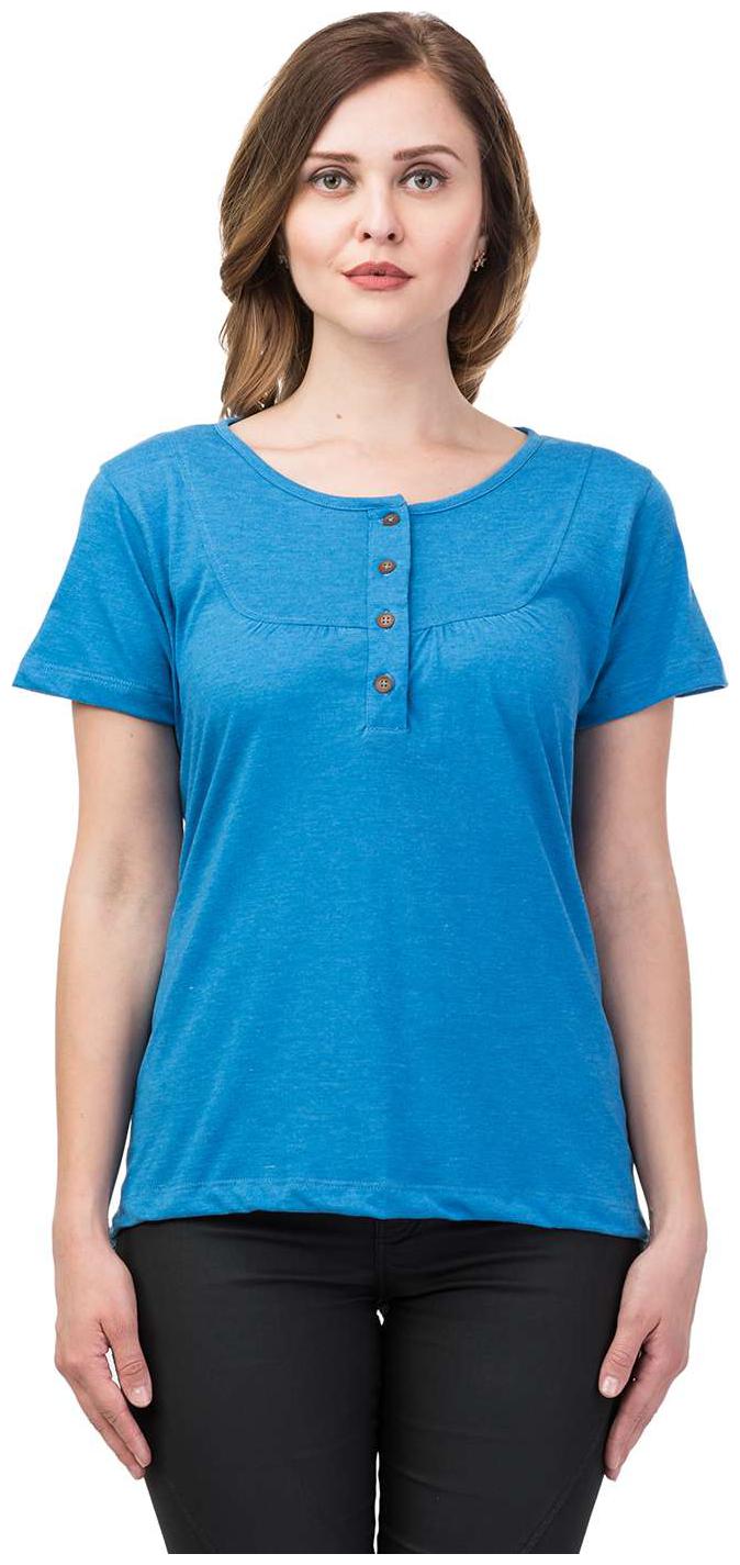 

Kalt Women Solid Regular top - Blue
