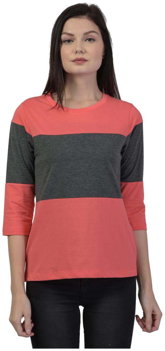 

Kalt Women Striped Regular top - Pink Grey