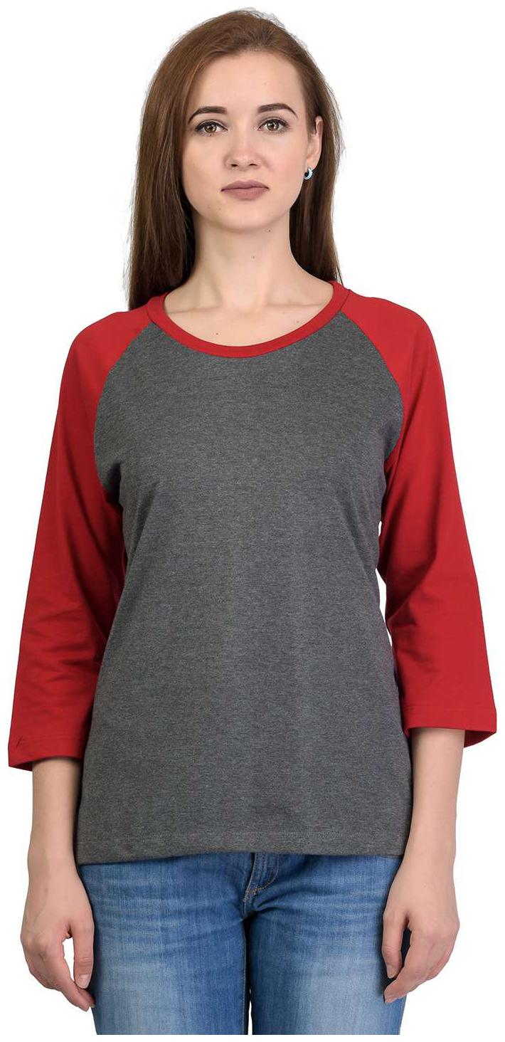 

Kalt Women Solid A-line top - Grey Red
