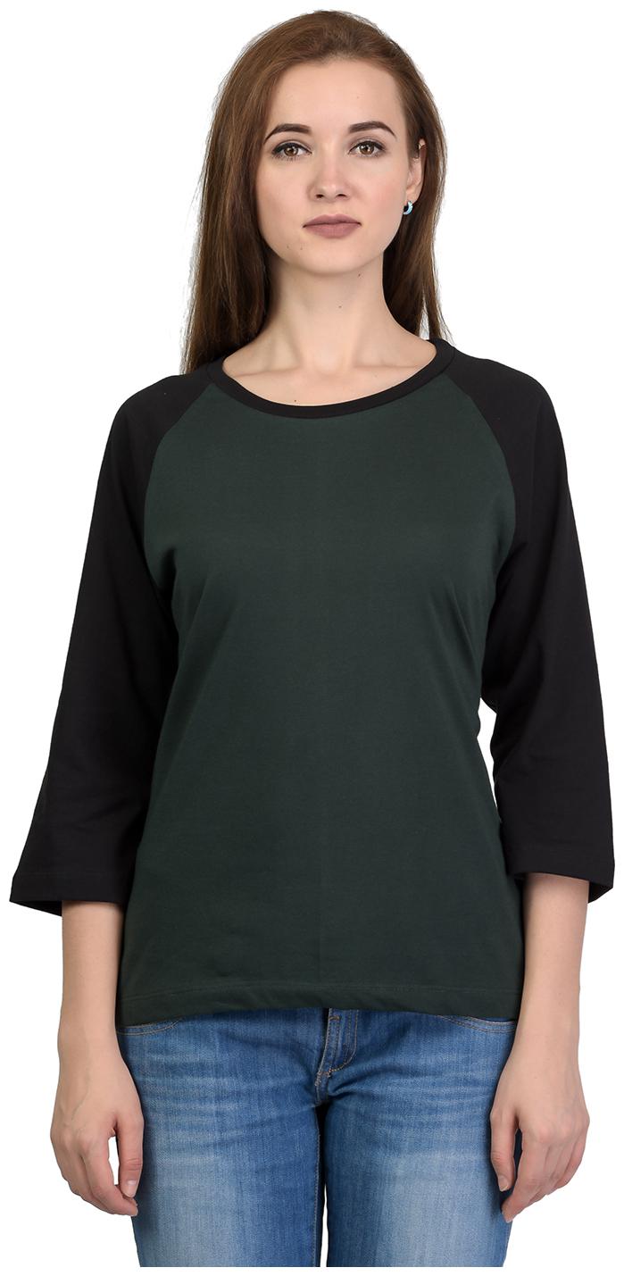 

Kalt Women Solid A-line top - Green Black