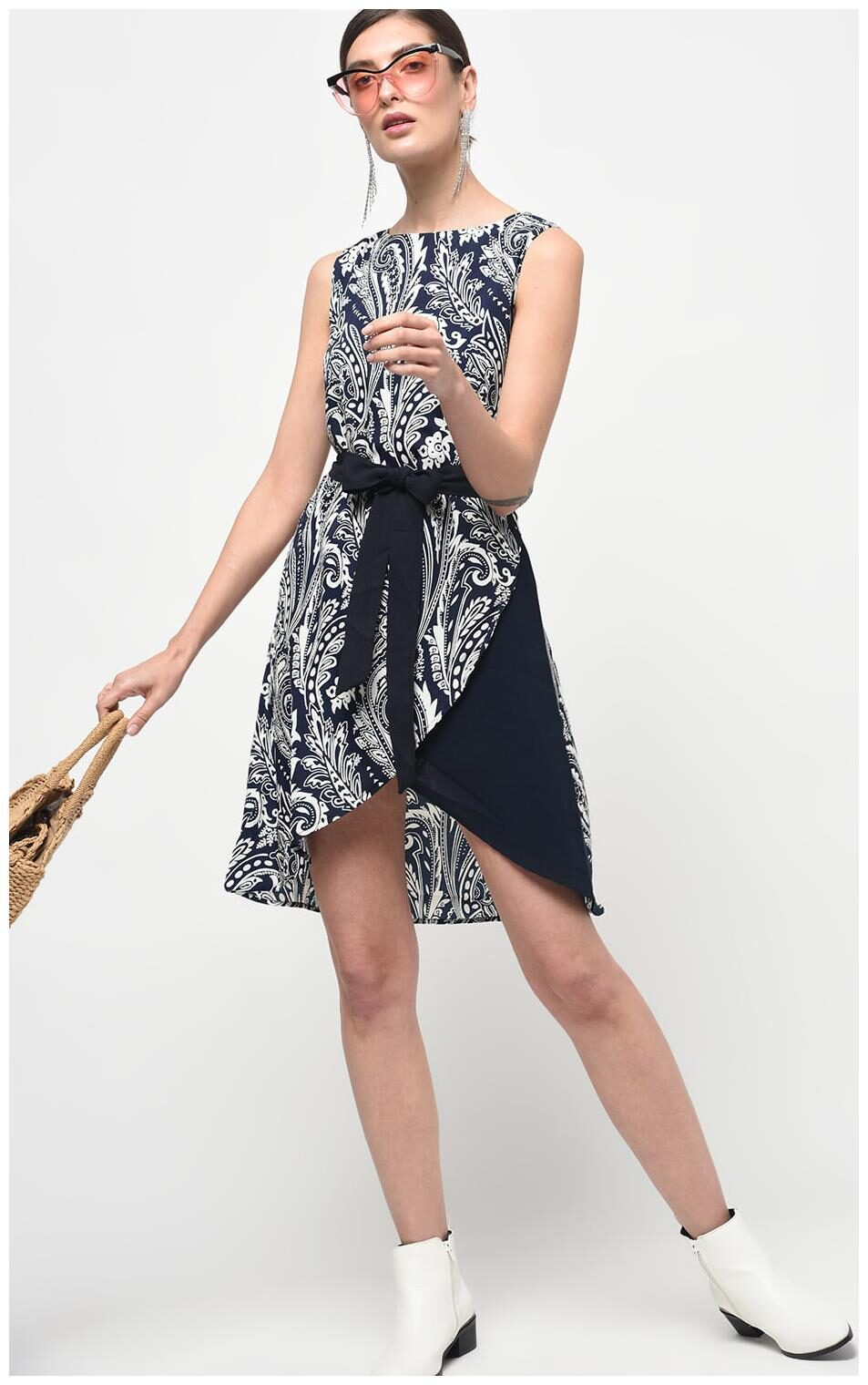 

Kapoor Brother s Women crepe Printed Dresses Blue