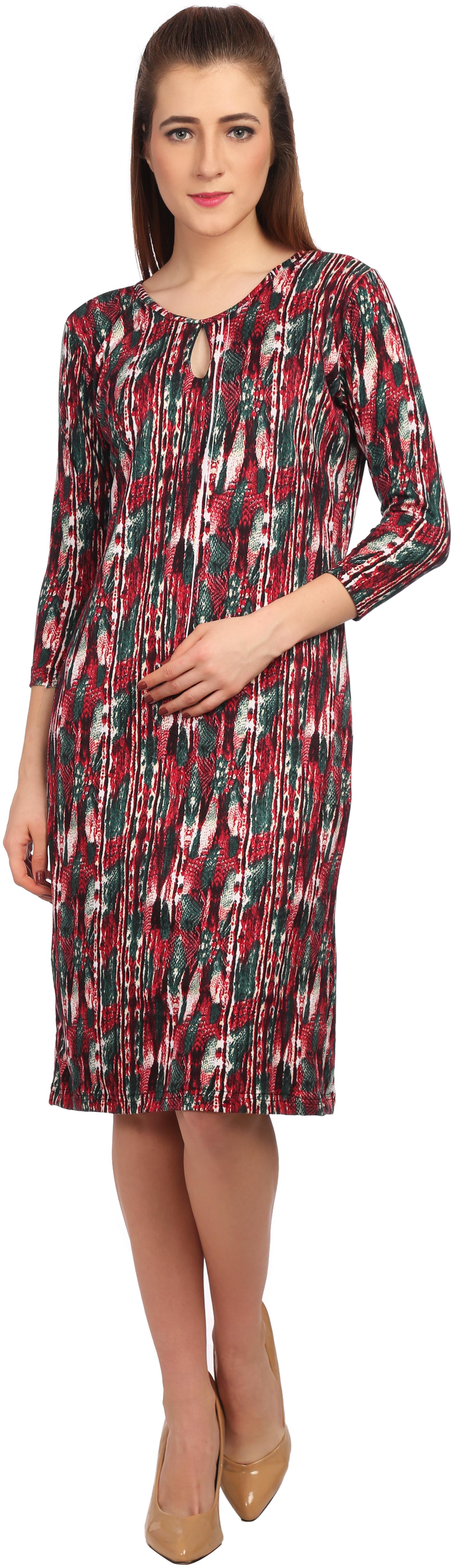 

Kapoor Brother s Multi Printed A-line dress