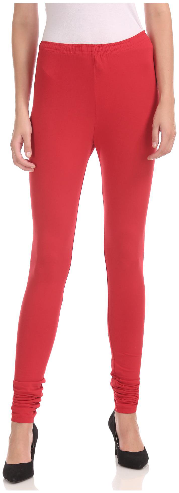 

Karigari Cotton Churidar - Red