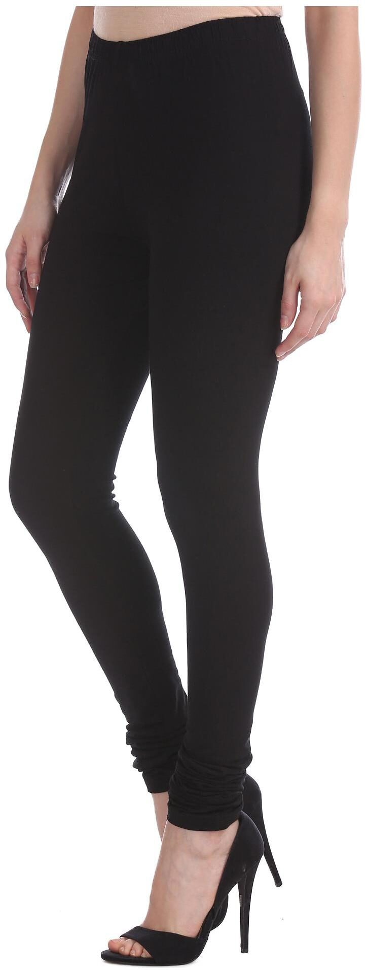 

Karigari Cotton Churidar - Black