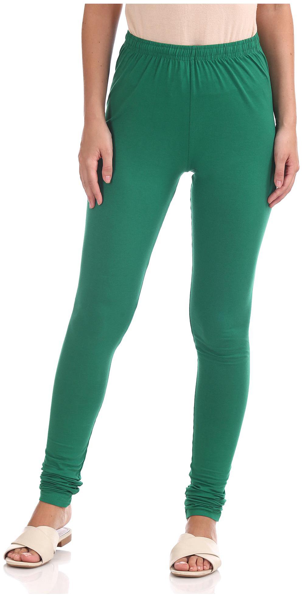

Karigari Cotton Churidar - Green