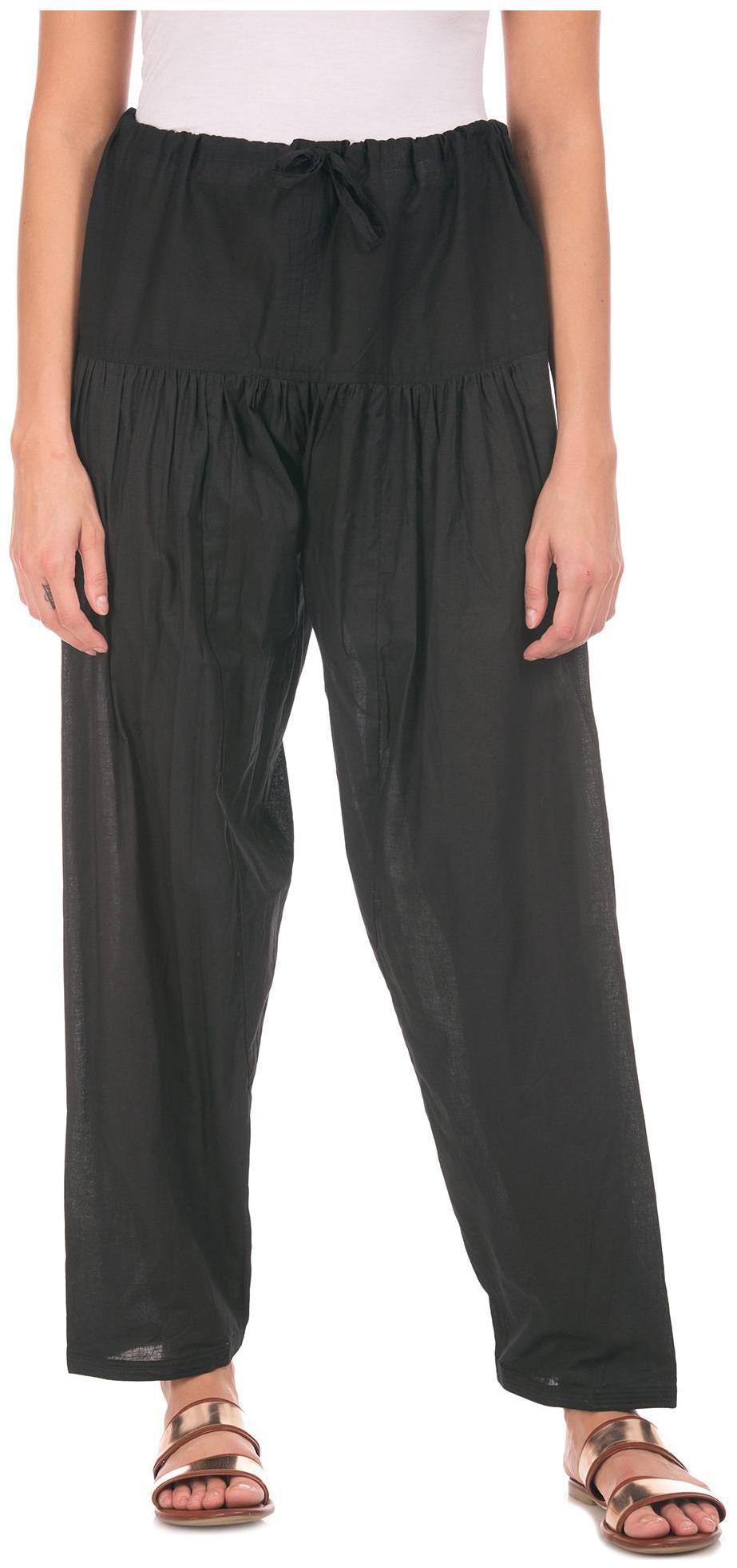 

Karigari Cotton Salwar - Black