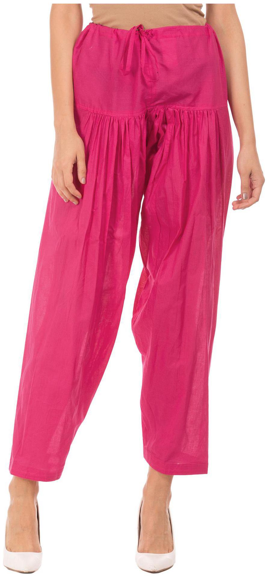

Karigari Cotton Salwar - Pink