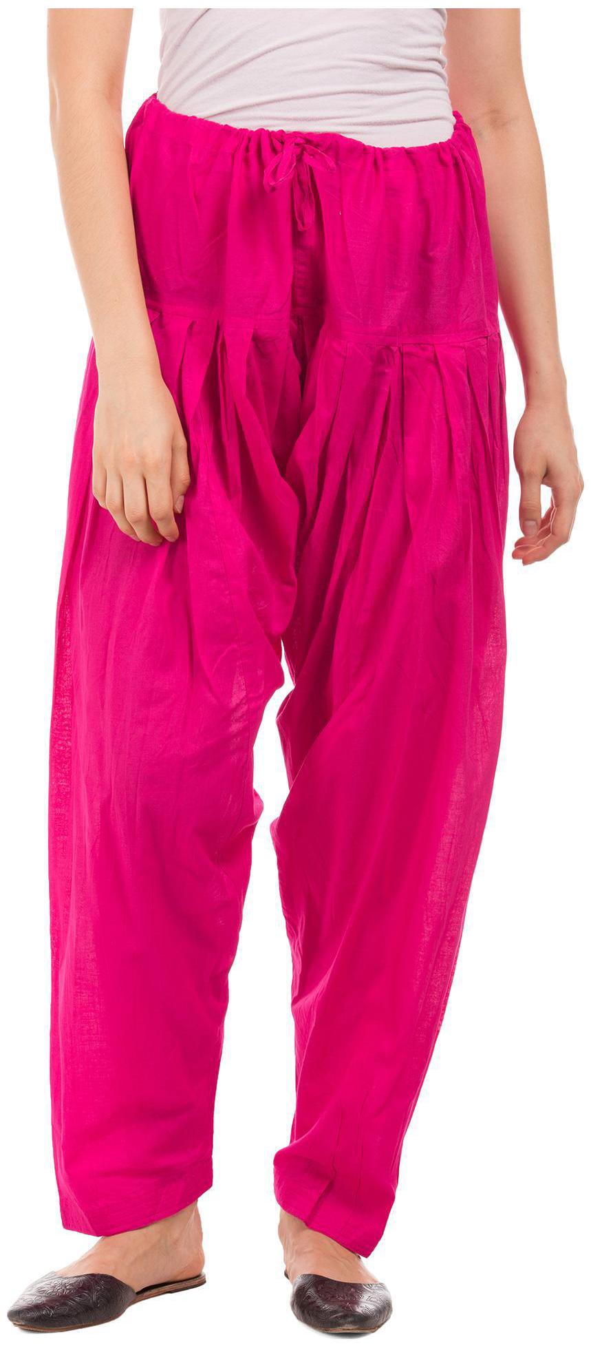 

Karigari Cotton Salwar - Pink